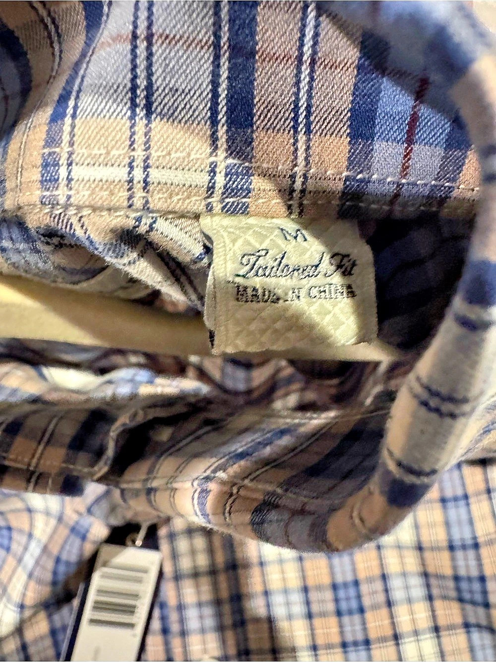 Holderness & Bourne Men’s The Andrews Shirt Tailored Fit Plaid Size Medium NWT - Picture 5 of 5